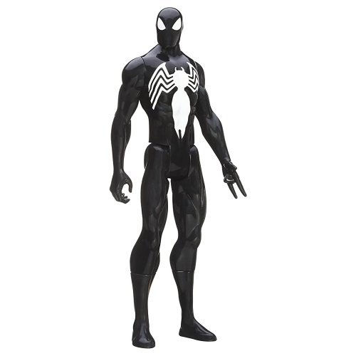 Figura de Ação Spider Man Titan Hero Black Suit Spider Man - Hasbro