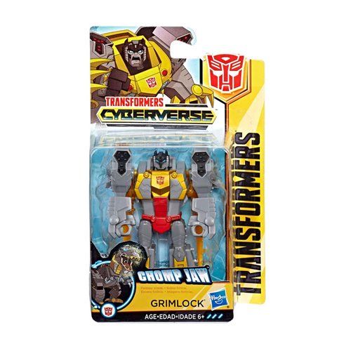 Boneco Articulado Transformers Cyberverse Grimlock Chomp Jaw - Hasbro
