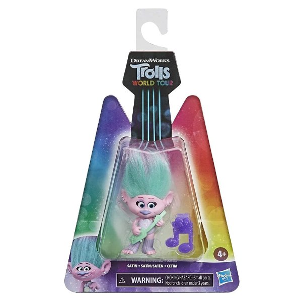 Miniatura Trolls World Tour Cetim - Hasbro