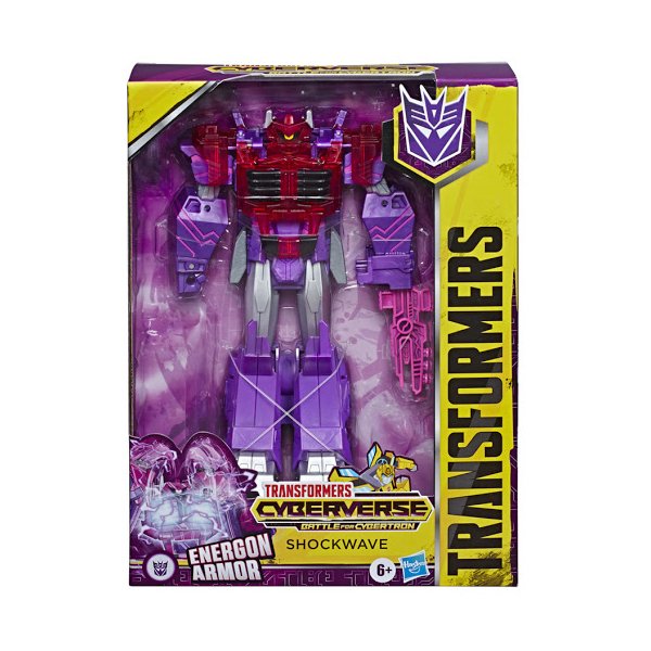 Figura Transformers Cyberverse Ultimate Shockwave Energon Armor - Hasbro