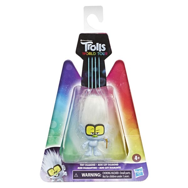 Miniatura Trolls World Tour Mini Guy Diamante - Hasbro