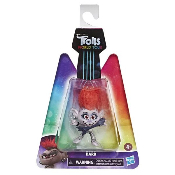 Miniatura Trolls World Tour Barb - Hasbro