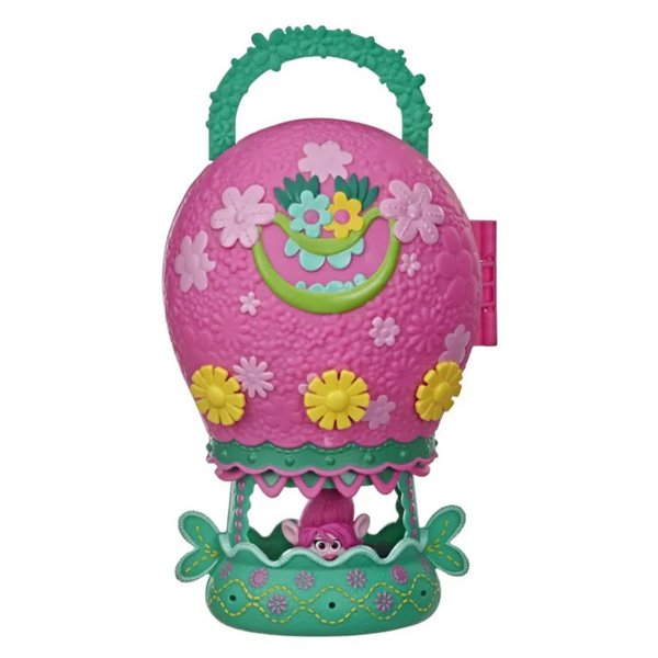Playset e Mini Figura Trolls Balão World Tour - Hasbro