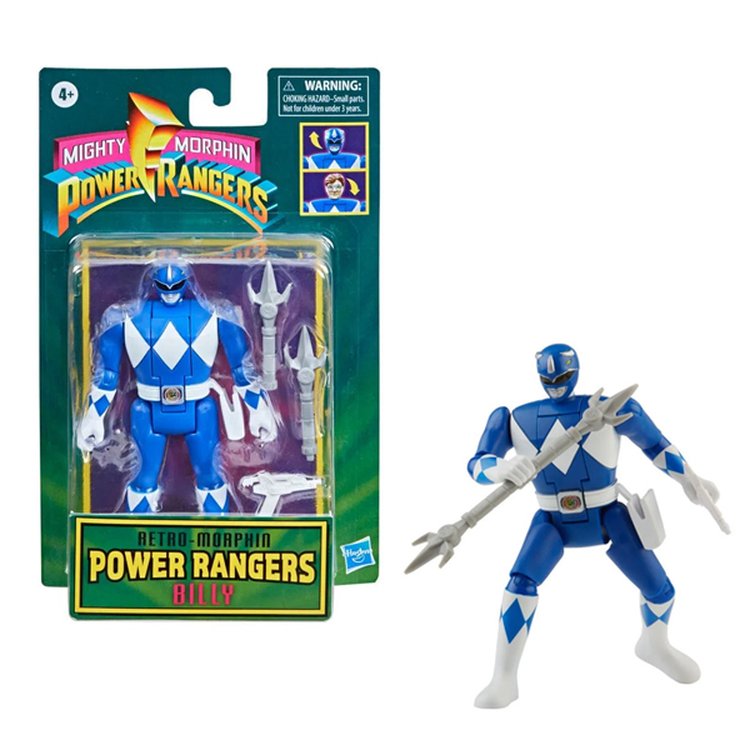 Boneco Power Rangers Mighty Morphin Retro Billy - Hasbro