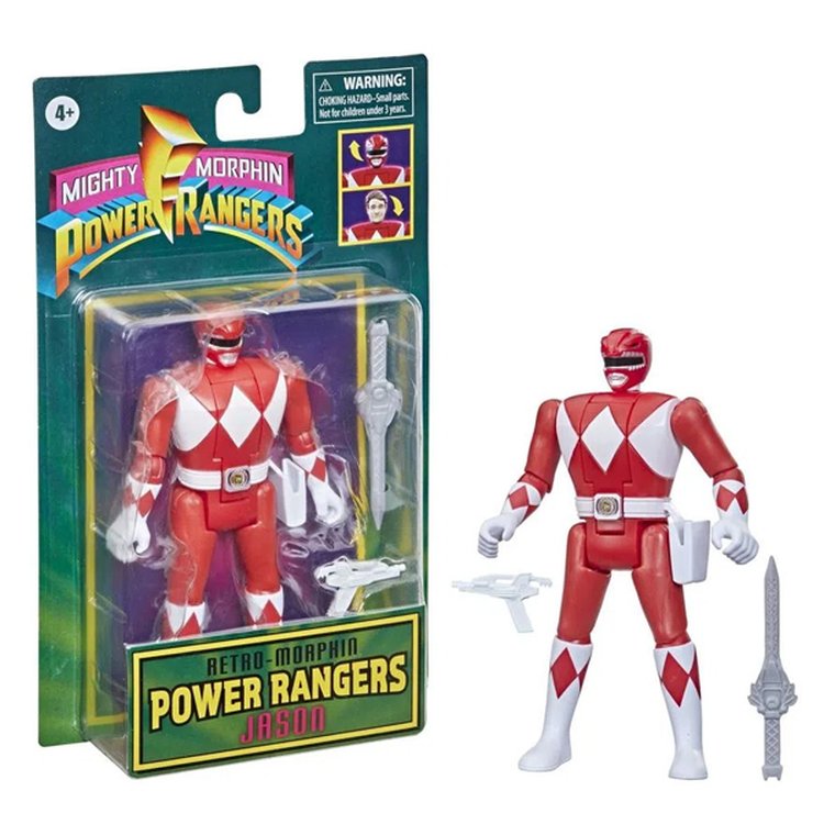 Boneco Power Rangers Mighty Morphin Retro Jason - Hasbro