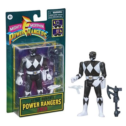 Boneco Power Rangers Mighty Morphin Retro Zack - Hasbro
