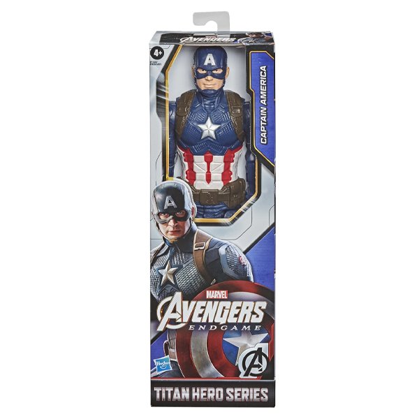 Figura Articulada Titan Hero End Game Capitão América - Hasbro
