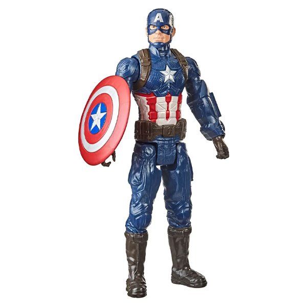 Figura Articulada Titan Hero End Game Capitão América - Hasbro
