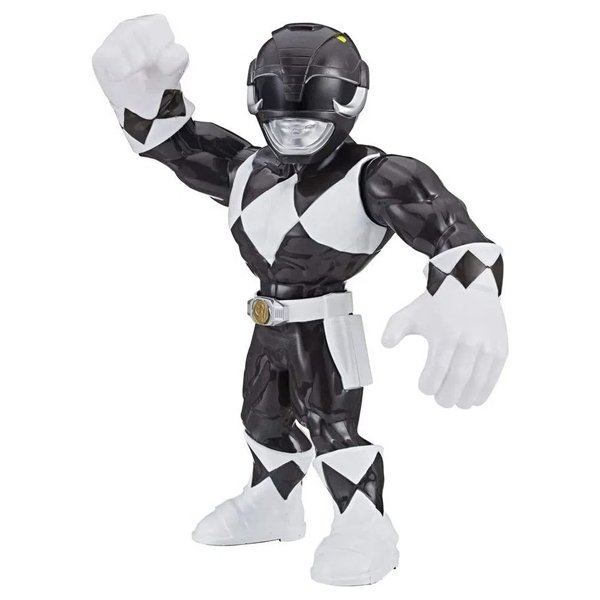 Boneco Power Rangers Mega Mighties Ranger Preto - Hasbro