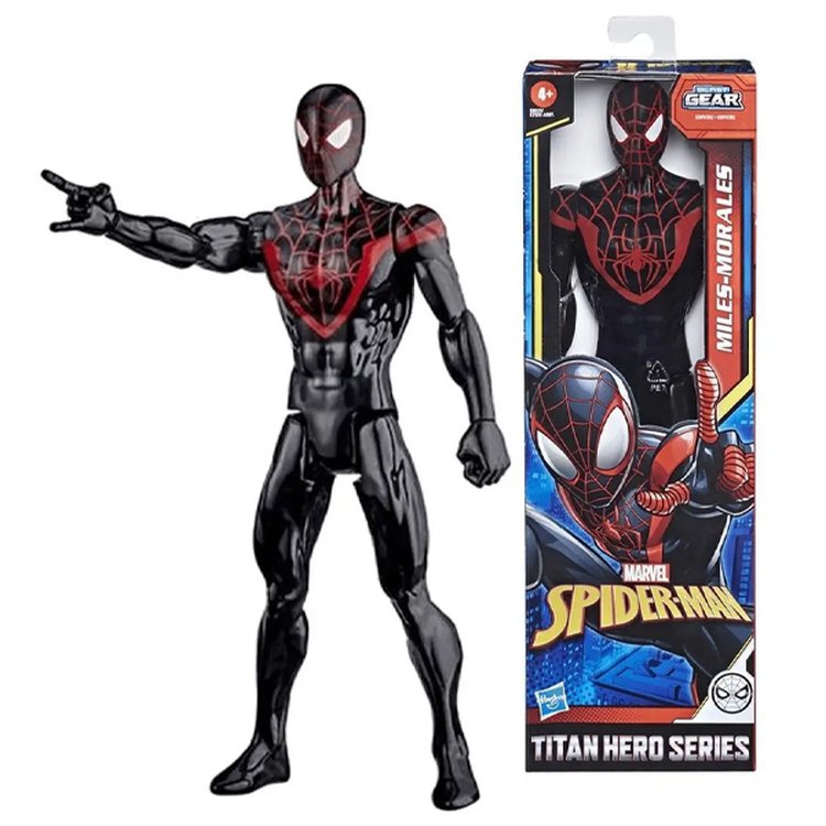 Figura Articulada Titan Hero Homem Aranha Miles Morales - Hasbro