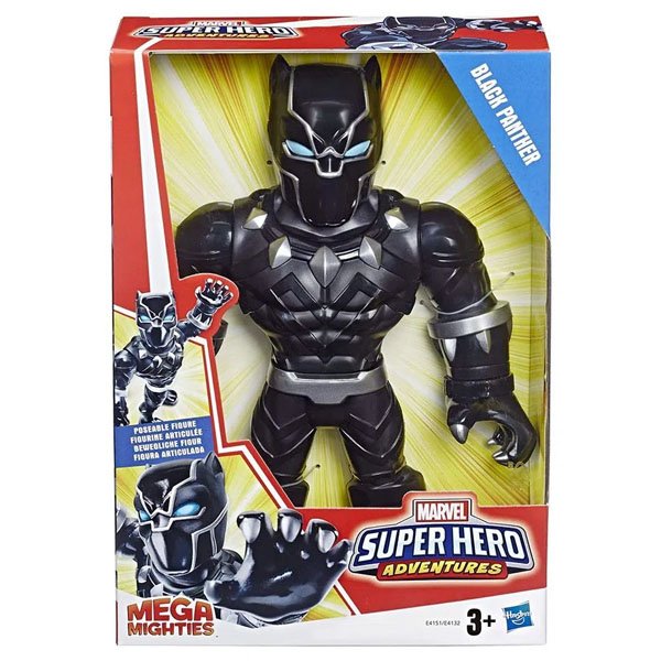 Boneco Pantera Negra Mega Mighties - Hasbro