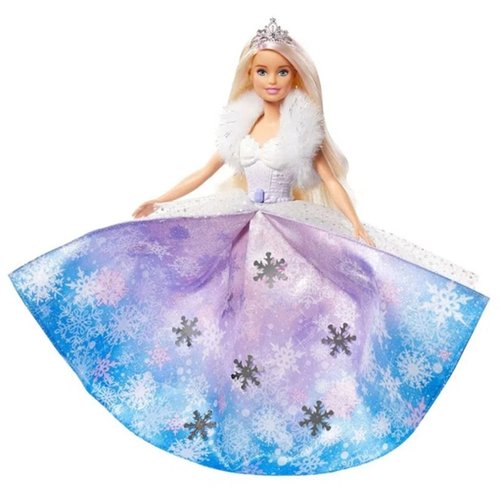 Boneca Barbie Fantasia Princesas Vestido Mágico - Mattel