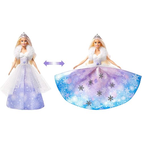 Boneca Barbie Fantasia Princesas Vestido Mágico - Mattel