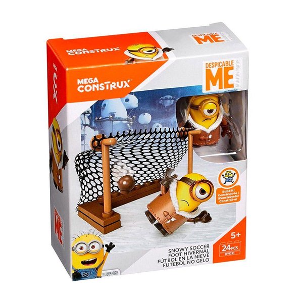 Mega Construx Minions Futebol no Gelo - Mattel
