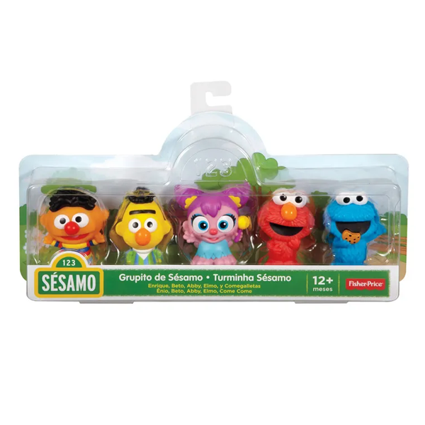 Conjunto com 5 Mini Figuras Vila Sésamo - Mattel