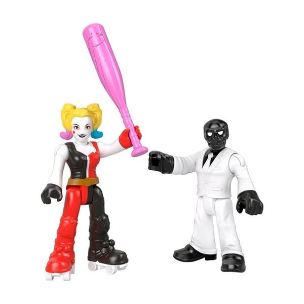 Imaginext Dc Super Friends Arlequina e Máscara Negra - Fisher-Price