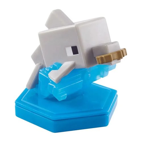 Mini Figura Minecraft Earth 4cm Golfinho à Procura - Mattel
