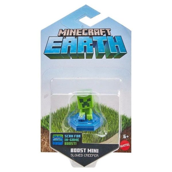 Mini Figura Minecraft Earth 4cm Creeper Desacelerado - Mattel