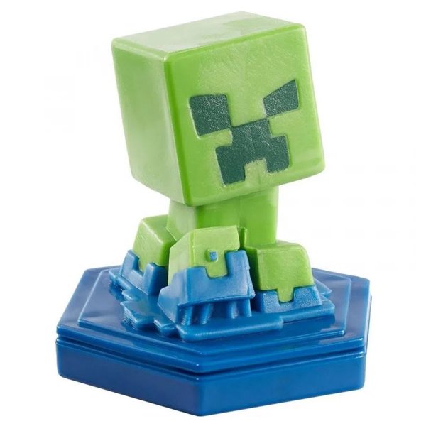 Mini Figura Minecraft Earth 4cm Creeper Desacelerado - Mattel
