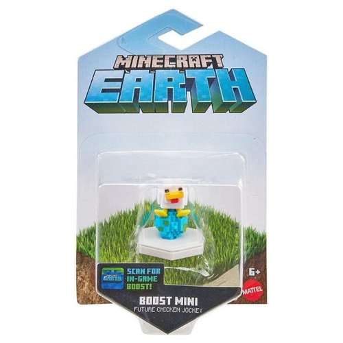Mini Figura Minecraft Earth 4cm Futuro Jockey de Galinha - Mattel