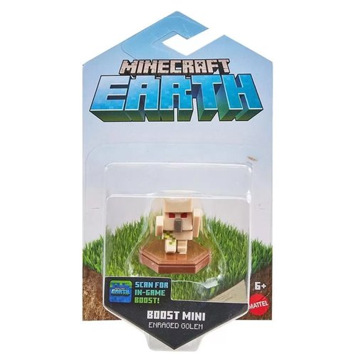 Mini Figura Minecraft Earth 4cm Futuro Golem Furioso - Mattel