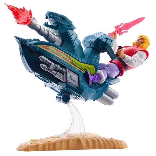 Figura e Veículo Jet Sled e Principe Adam Masters of the Universe - Mattel