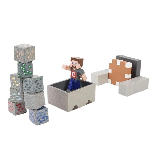 Minecraft Playset Mayhem Com Lançador - Mattel