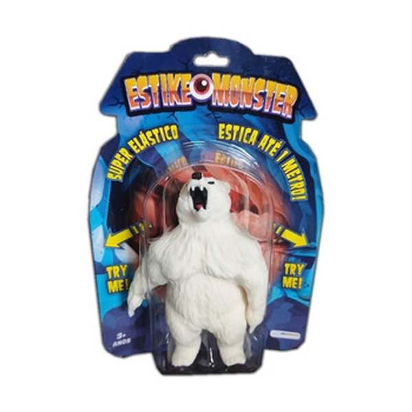 Boneco que Estica Estike Monster Urso Polar - Multikids