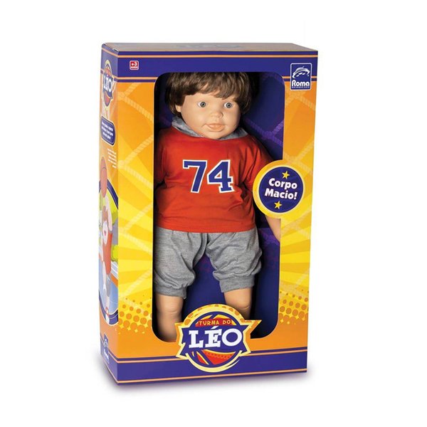 Boneco Turma Do Léo 65cm - Roma