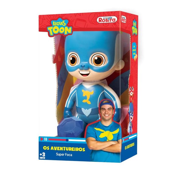 Boneco Aventureiros Luccas Neto Super Foca - Rosita