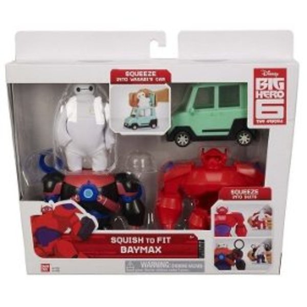 Boneco Big Hero 6 Aperta E Encolhe Baymax 6 Peças - Sunny
