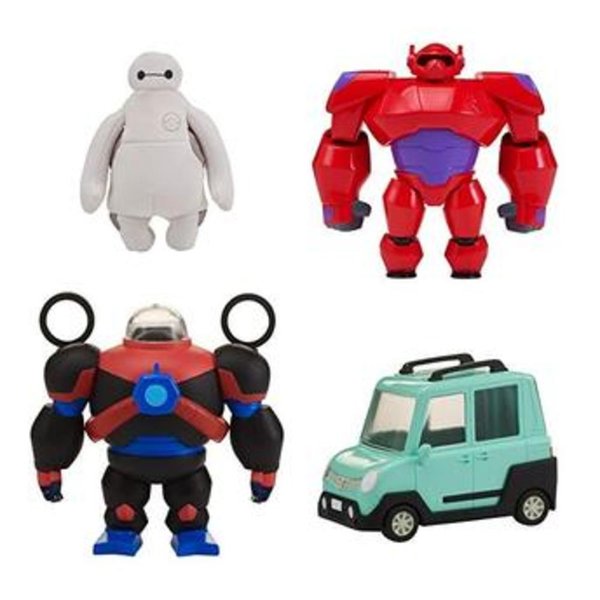 Boneco Big Hero 6 Aperta E Encolhe Baymax 6 Peças - Sunny