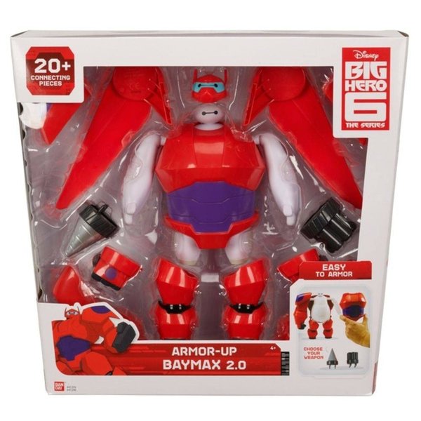Boneco Big Hero 6 Baymax Armadura 2.0 22cm - Sunny