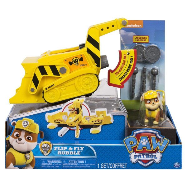 Veículo Transforma com Flip 2 /1 Patrulha Canina Rubble - Sunny
