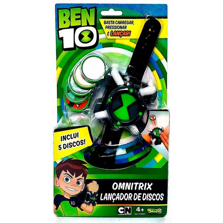 Omnitrix Lançador De Discos Ben 10 - Sunny