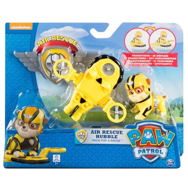 Patrulha Canina Figura De Resgate Aéreo Rubble - Sunny