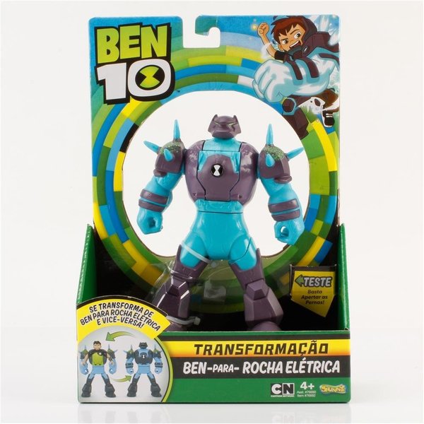 Ben 10 Boneco Transformação  Ben para Rocha Elétrica - Sunny
