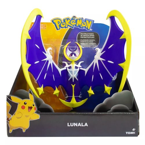 Boneco Pokemon Legendary Lunala Articulado - Sunny