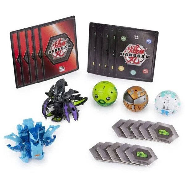 Batalha Bakugan Pack Aquos Nobilious e Darkus Krakelios - Sunny