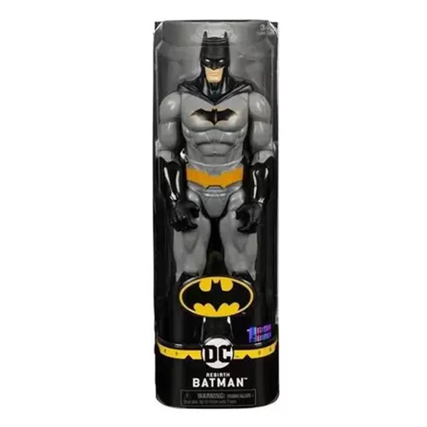 Figura Articulada Batman de Capa Preta Renascimento DC Comics - Sunny