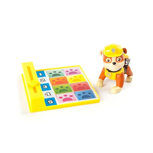 Patrulha Canina Figura Back Flip Com Tapetinho Rubble - Sunny