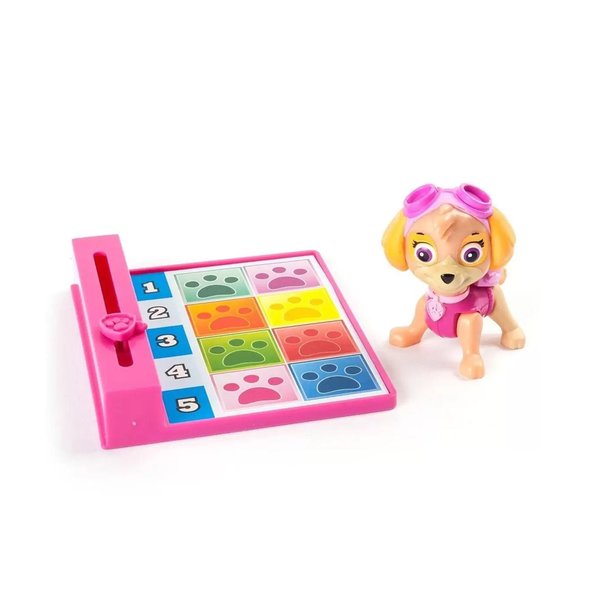 Patrulha Canina Figura Back Flip Com Tapetinho Skye - Sunny