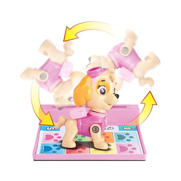 Patrulha Canina Figura Back Flip Com Tapetinho Skye - Sunny
