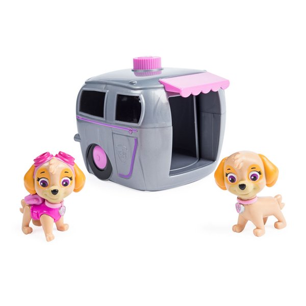 Patrulha Canina Playset Figura de Resgate Com Casinha Skye - Sunny