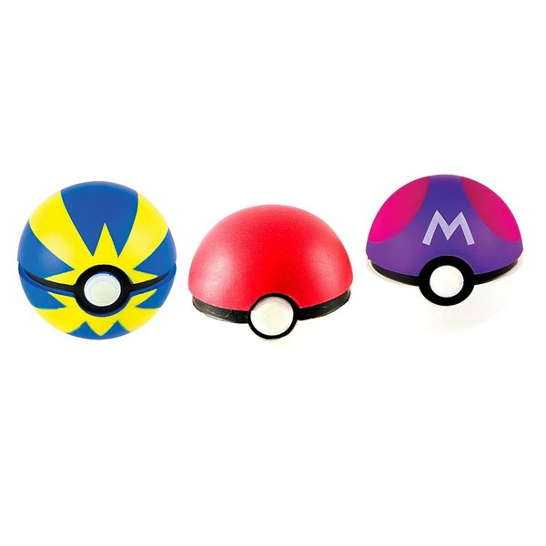 Pokemon Pack MasterBall Com 3 Pokebolas - Sunny