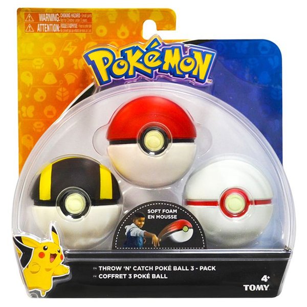 Pokemon Pack UltraBall Com 3 Pokebolas - Sunny