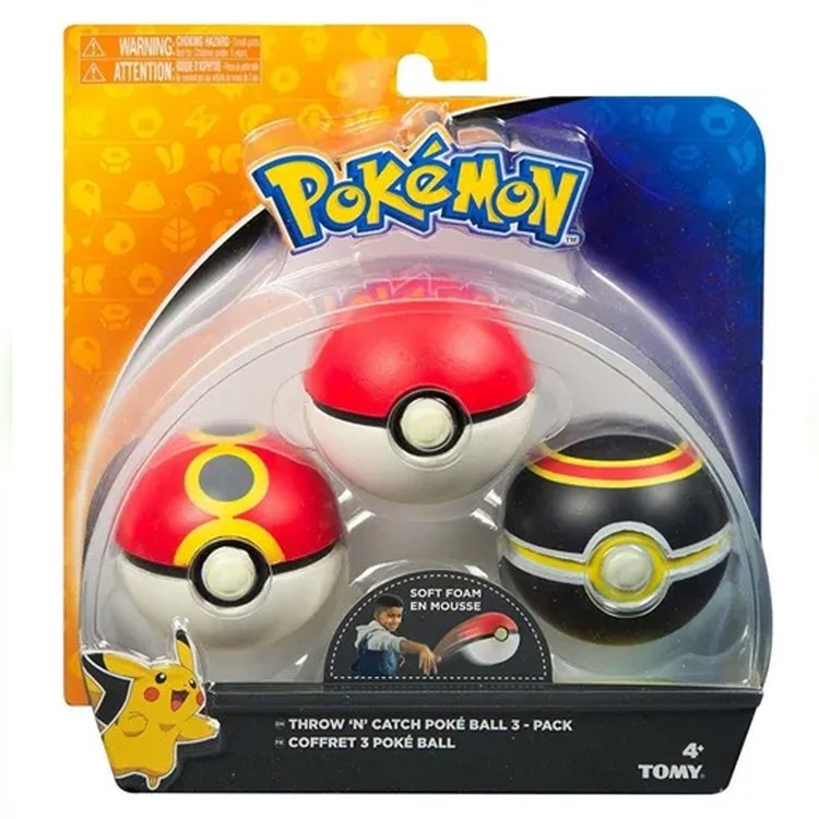 Pokemon Pack LuxuryBall Com 3 Pokebolas - Sunny