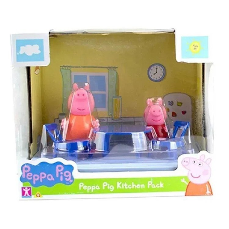 Playset Cenários da Peppa Pig Cozinha - Sunny