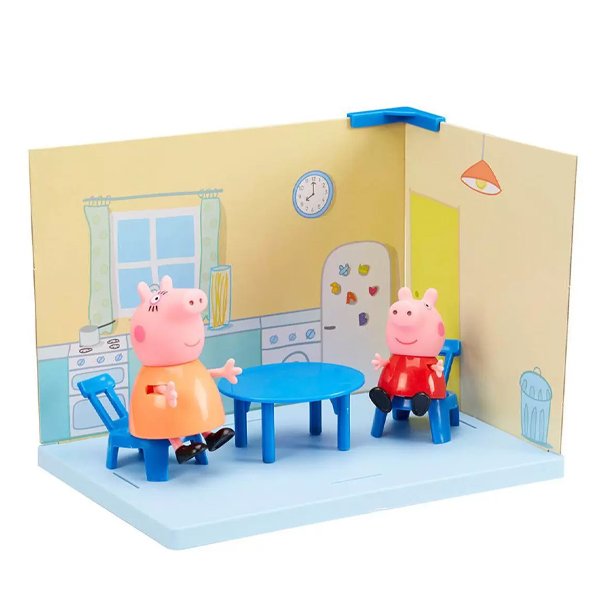 Playset Cenários da Peppa Pig Cozinha - Sunny