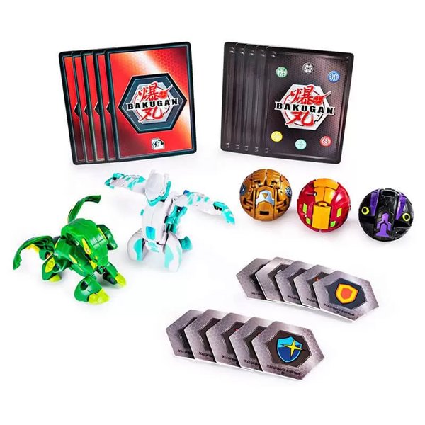 Batalha Bakugan Pack Haos Serpenteze e Ventus Howlkor - Sunny